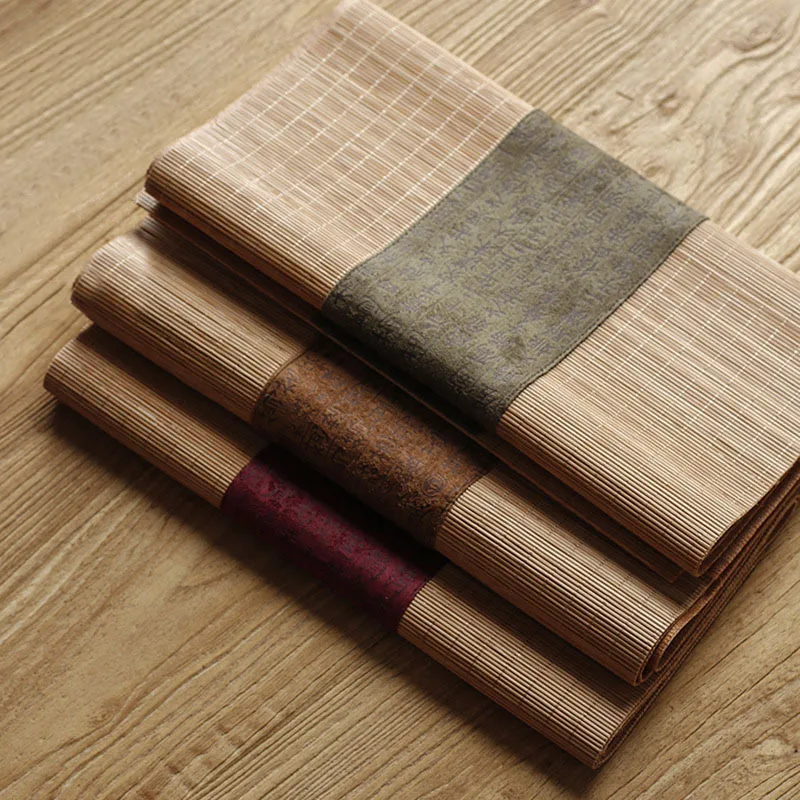 Linen Table Runner - حصيرة شاي من قماش الخيزران، مفرش