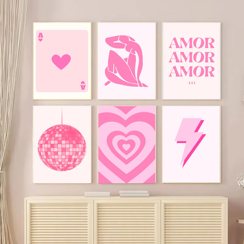 Home Decor Y2K - لوحة قماشية واحدة، ملصق أكاديمية ماتيس