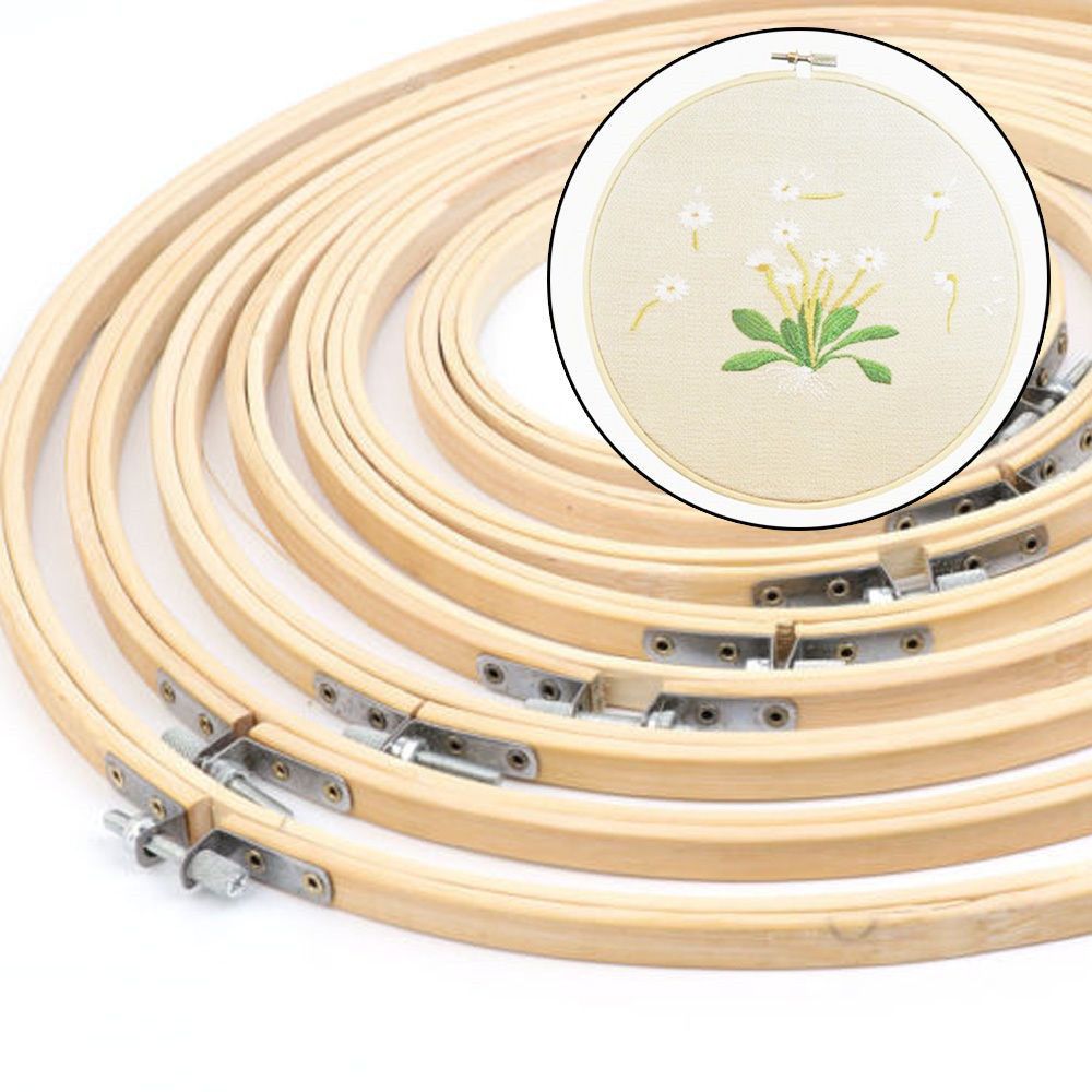 Bamboo Photo Frame - إطار خياطة يدوية من الخيزران للتطريز