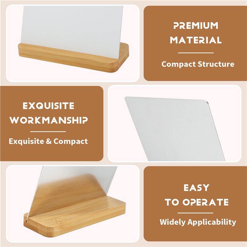 مجموعة من 6 إطارات صور معدنية  - مراجعة Bamboo Photo Frame وسعره