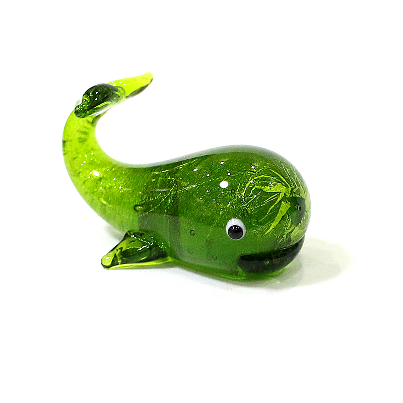  مورانو الزجاج الحوت تمثال صغي - مراجعة Home Decor Y2K وسعره