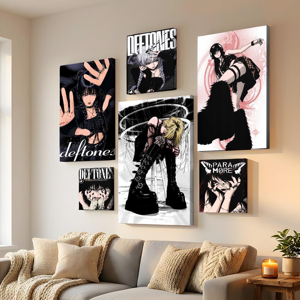 لوحة جدارية مؤطرة بتصميم فتاة  - مراجعة Home Decor Y2K وسعره