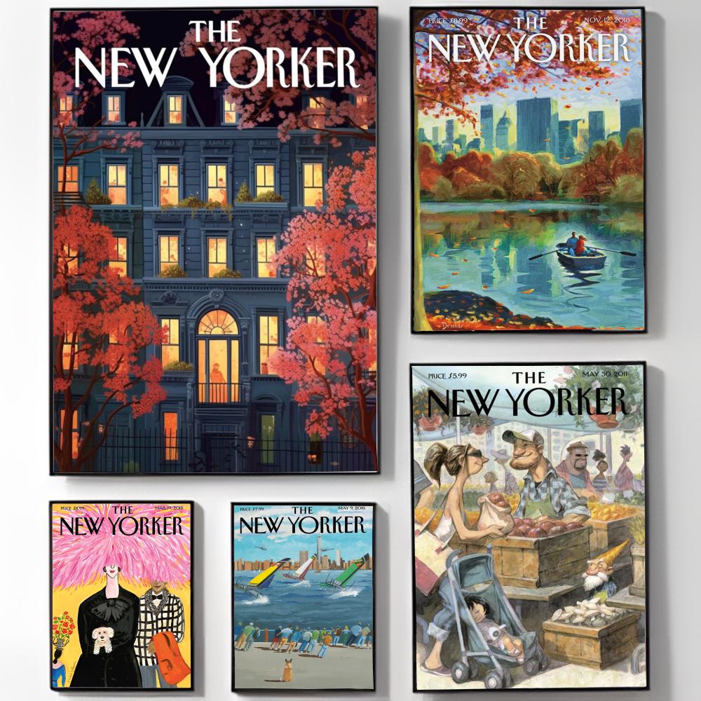 ملصق مجلة The New Y-Yorker الج - مراجعة Home Decor Magazine وسعره