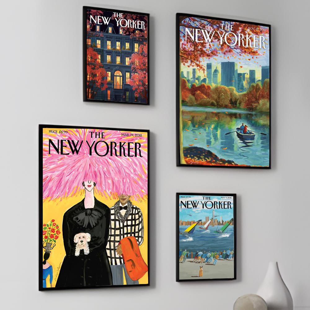 ملصق مجلة The New Y-Yorker الج - مراجعة Home Decor Magazine وسعره
